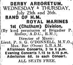 Derby Daily Express Advert from 1928